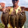 Henri Fontenot of Dallas fished Berkley Gulp for these nice flatfish