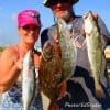 Lufkin TX anglers Kimmie Wheeland and Britt Culbertson caught these trout and flounder on the early tide