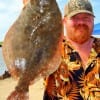 Lynn Blackmon of Grannis ARK took this nice flatfish on a finger mullet