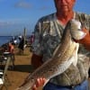 Richard Frachiseur of Grannis Ark took this 32 inch tagger bull red on a finger mullet