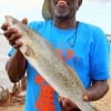 Sam Houston of Houston took this 25 inch gator-speck on a finger mullet