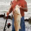 This 39 inch bull red was hooked and released by Capt. Jack of Gilchrist TX