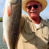 Thomas Crim of Jacksonville TX took this 24 inch slot red on shrimp