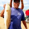 Tony Yancy of Houston took this 30 inch tagger bull red on a finger mullet