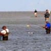 Bay Waders had a slow day with the flounder today, Very few keepers were caught
