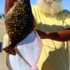 David Mullins of Cove TX caught these nice flatfish on finger mullet