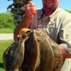 Mike Godfrey of League City TX fished the cut bulkheads today with mud minnows to string up this impressive limit of flounder