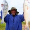 Mike Pinson of Houston caught these nice drum and red on shrimp