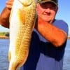 Richard Mikeska of Whitney TX took this slot red on a finger mullet