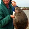 David Dodson of Porter TX caught these 24 and 19 inch flounder on mud minnows