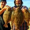 Father and son fishing team, Christian and Anthony Martin of Dayton TX took this Nov-Limit of flounder topping out with this 22 incher