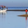 Boaters fishing Rollover Bay