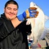 Renea Fernandez of Humble TX took this nice keeper eater drum on shrimp