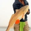 Missouri City TX angler J Harris caught and released this HUGE 37 inch Bull Red he took on shrimp