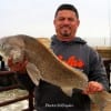 EL Peralta of Humble TX caught and released this 35 inch bull drum on live shrimp