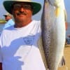 A T-28 MirrOlure landed this 27inc- 6.9 lb gator-speck for Don Kernan of Port Bolivar