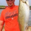 Chad West of Koontze TX worked a T-28 along the early rip for this 26.5 inch - 8.6 lb gator-speck