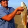 Ernie Casdaneda of Baytown TX nabbed this 26inch slot red on a finger mulet