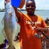 Darrell Bean JR of Baytown TX fished a soft plastic to nab this nice speck