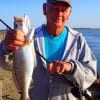 Frank MO Bunyard of Tarkington Prairie TX hefts this nice 3lb speck caught on an M-52 MirrOlure