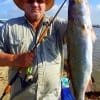 Jeane Scurtu of Houston fished soft plastics to fetch this really nice 5 lb speck