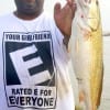 Randy Robinson of Humble landed this 23inch slot red on shrimp