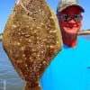 Tarkington Prairie Angler Frank -MO- Bunyard fished a finger mullet for his one flounder limit today