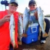 Alicia Miller with cousin David of LaPorte TX fished T-28 mirrOlures on the 4AM tide to catch these nice specks