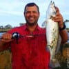 It's 808 Time Eric sayz SeaPony angler Gary Fruge hefting this nice 4lb speck he took on a MirrOlure
