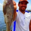 Fernando Galaviz of Houston landed this nice bull whiting while fishing shrimp