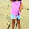 Humble anglerette 5yr old Sophia Lozano of Humble TX took this Mr Grumpy fish on shrimp