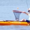 Kayaker gets in on the trout action