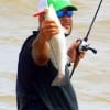 Wader Eric Morrison nabs a nice surf speck