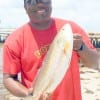 Clavin Smith of Houston caught this nice 22inch slot red on shrimp