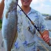 Clear Lake angler Chris Ramos took this really nice 26inch gator-speck on a wacky rigged Chicken Boy plastic shrimp