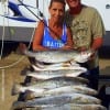 Felix and Sharon Barker of Koontze TX took these nice specks- topped with a 7lber- on Lil Fishies
