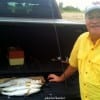Mitch Hester took these nice specks while fishing Rollover Pass