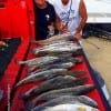 Ray and Kim Horton of Spring TX tailgated these nice specks and reds while Night-fishing with Storm Lures