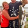 Rick Collins and Dana Clamphill of Fort Worth TX wade fished the surf with M-52 MirrOlures to take these nice specks