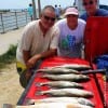 Spring TX anglers Kim and Ray Horton joined Ted Beaty to catch these nice trout and redfish on live shad
