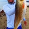 Edgar Rodriguez of Houston nabbed this nice slot red on a finger mullet