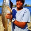Erica Nelson of Houston took this nice slot red while fishing shrimp