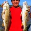 Julian Hernandez of Winnie TX took these nice slot reds on cut shad