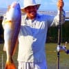 Martino Angel of Houston fished cut mullet to take this 34inch tagger bull red