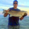 Rusk TX angler Mark Carlyle caught and released this 30inch daybreak bull red took on cut mullet
