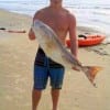 Branden Clifton of Goodrich TX caught and released this 40inch bull red he took on a finger mullet