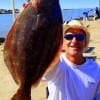 Chad Maywald of Crosby TX nabbed this nice flounder on a finger mullet