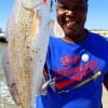 Earl Davis of Houston took this nice 25inch slot red on shrimp