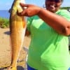 Kathy Foote of Houston landed this nice 24inch slot red while fishing shrimp