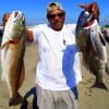 Leonard Fields of Houston took this drum and slot red on shrimp